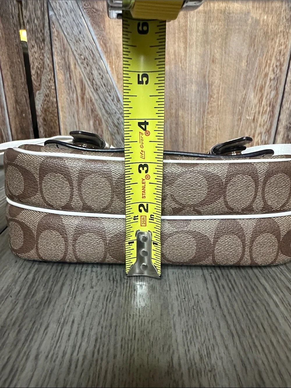 Coach C6781 Lucy Crossbody Signature Canvas in Khaki/Chalk
